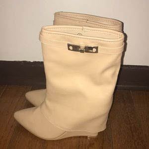 Tan boots